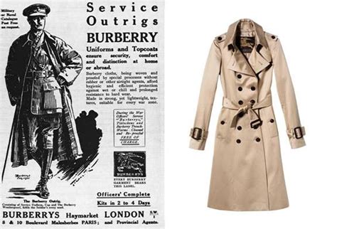 history of burberry trench coat.